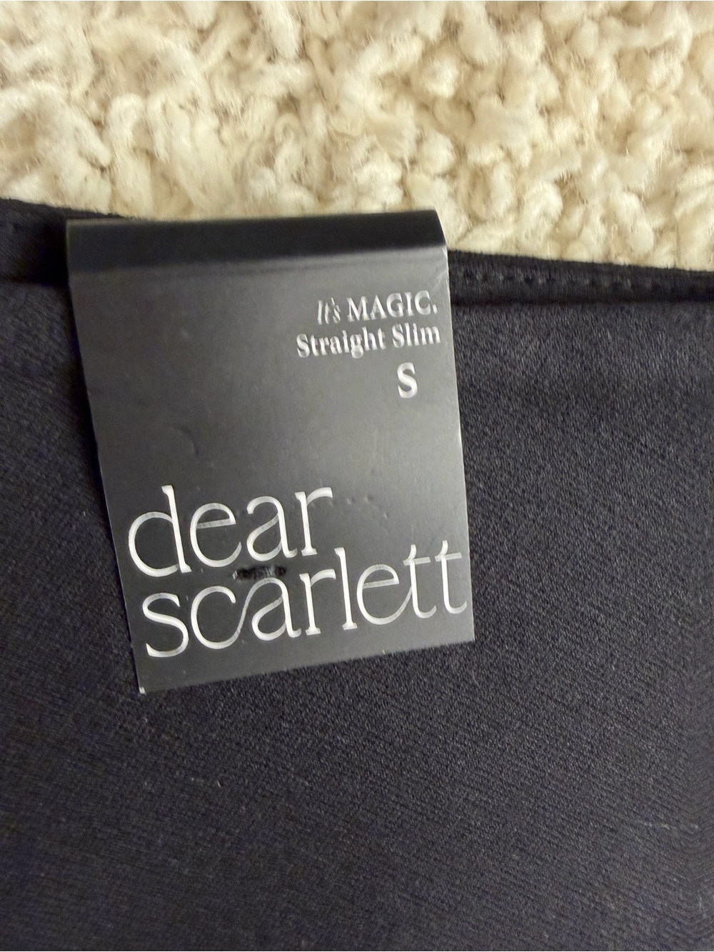 Small High-Waist Dear Scarlett Slim Straight Pants NWT - Picture 4 of 7